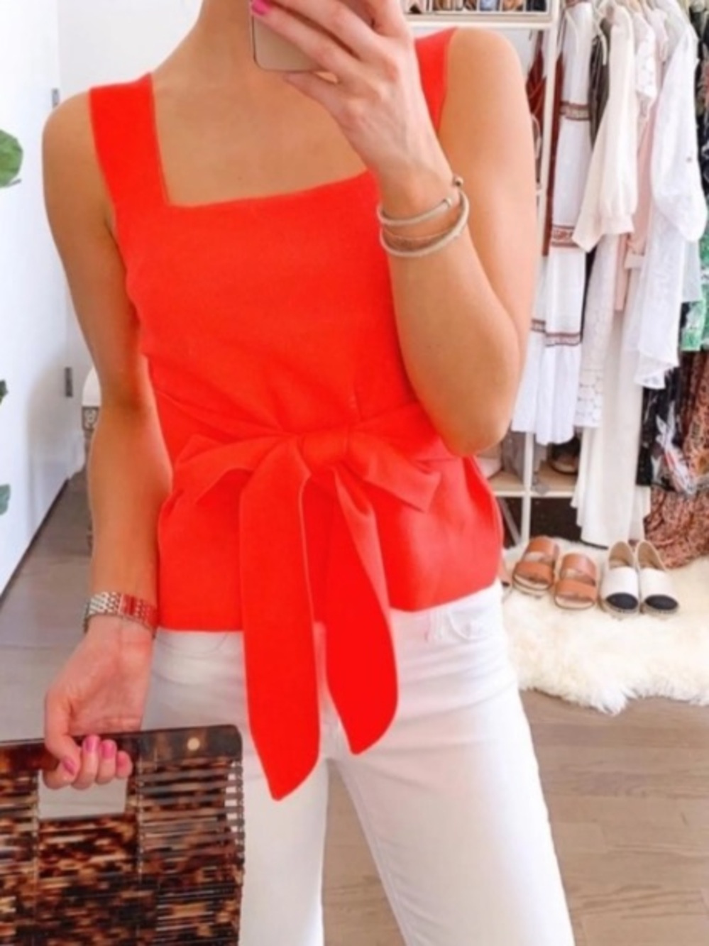 Anthropologie Harlow sweater knit tank top belted size XS